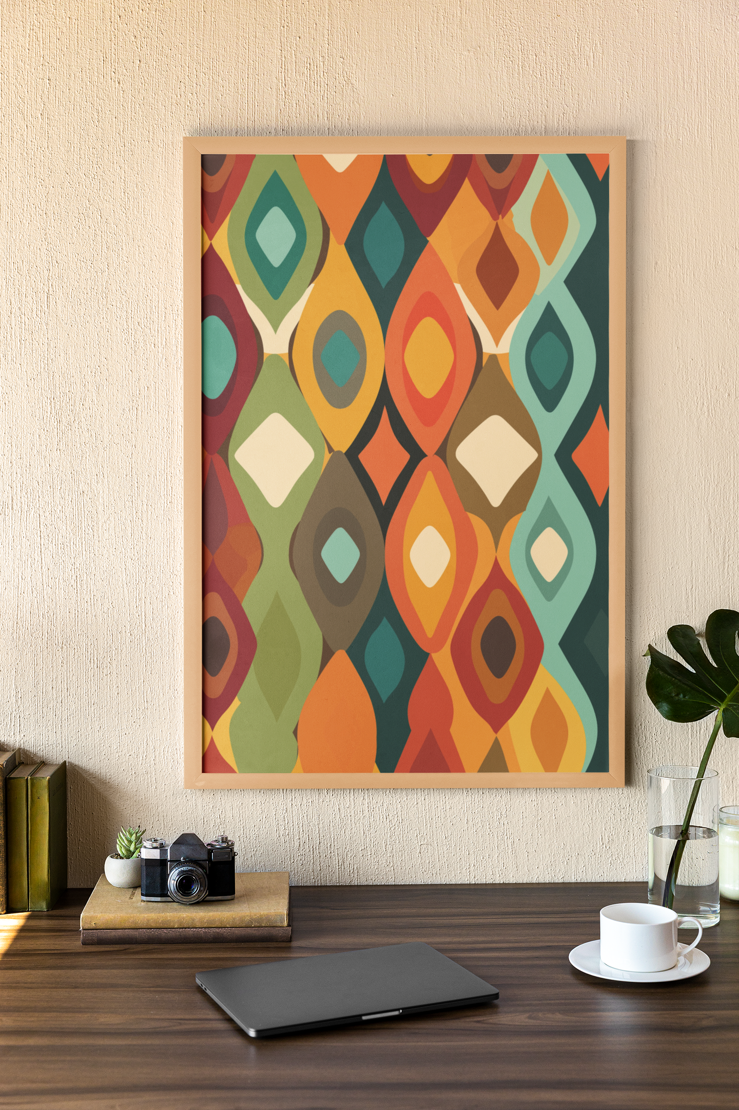 Retro Current Print