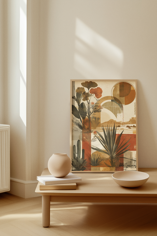 Canyon Bloom Geometry Print