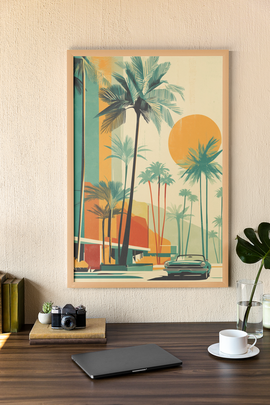 Desert Daydreams & Palm Drives Print