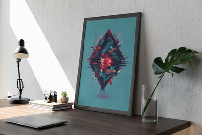 Glitch Core Print