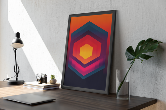 Hex Horizon Print
