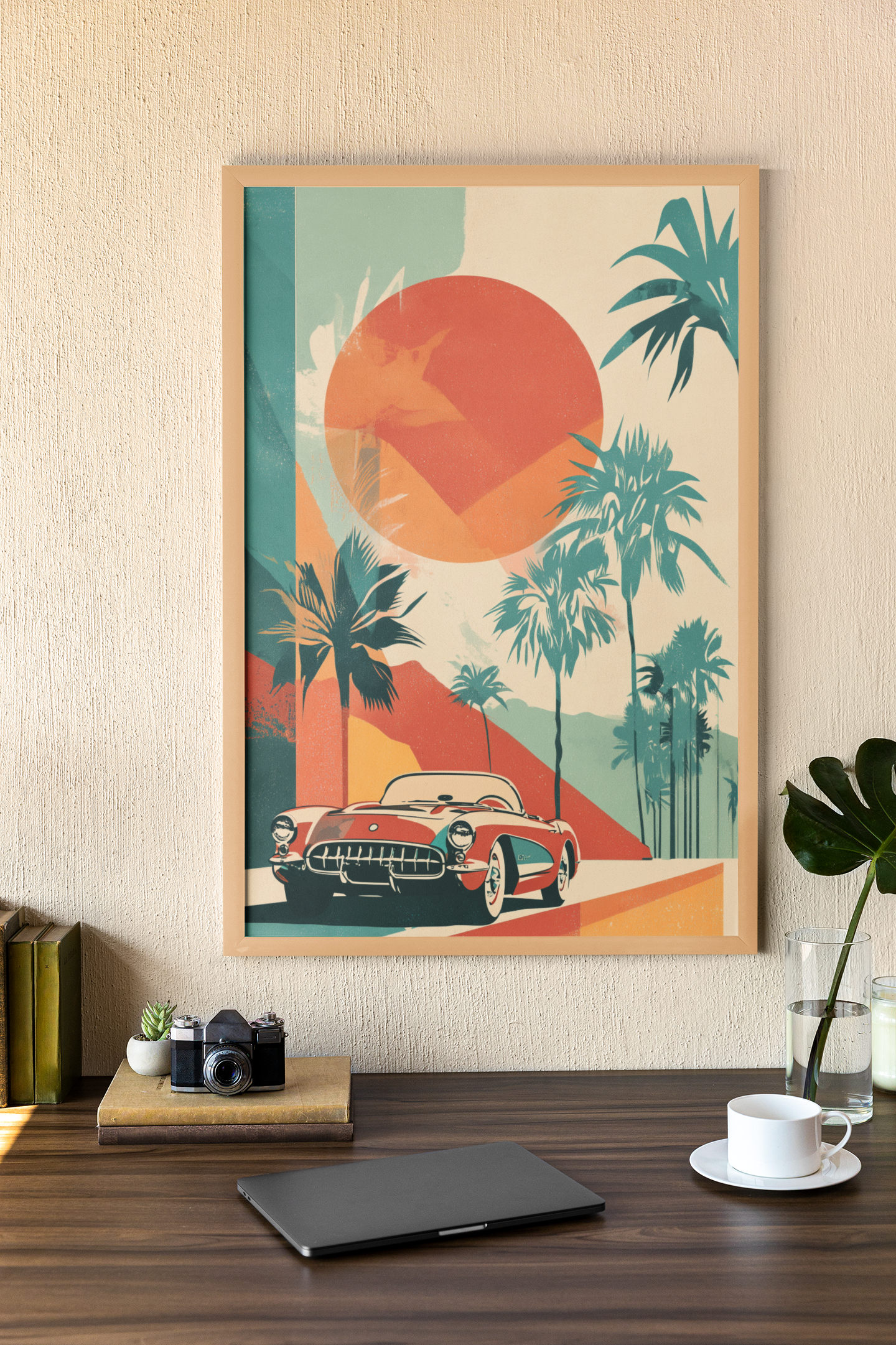 Retro Road Escape Print