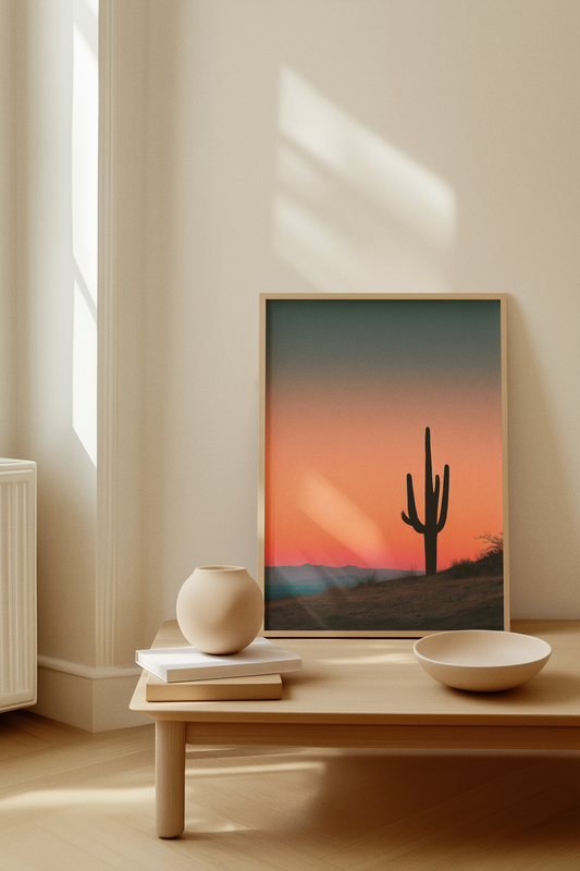 Stillness in Saguaro Print